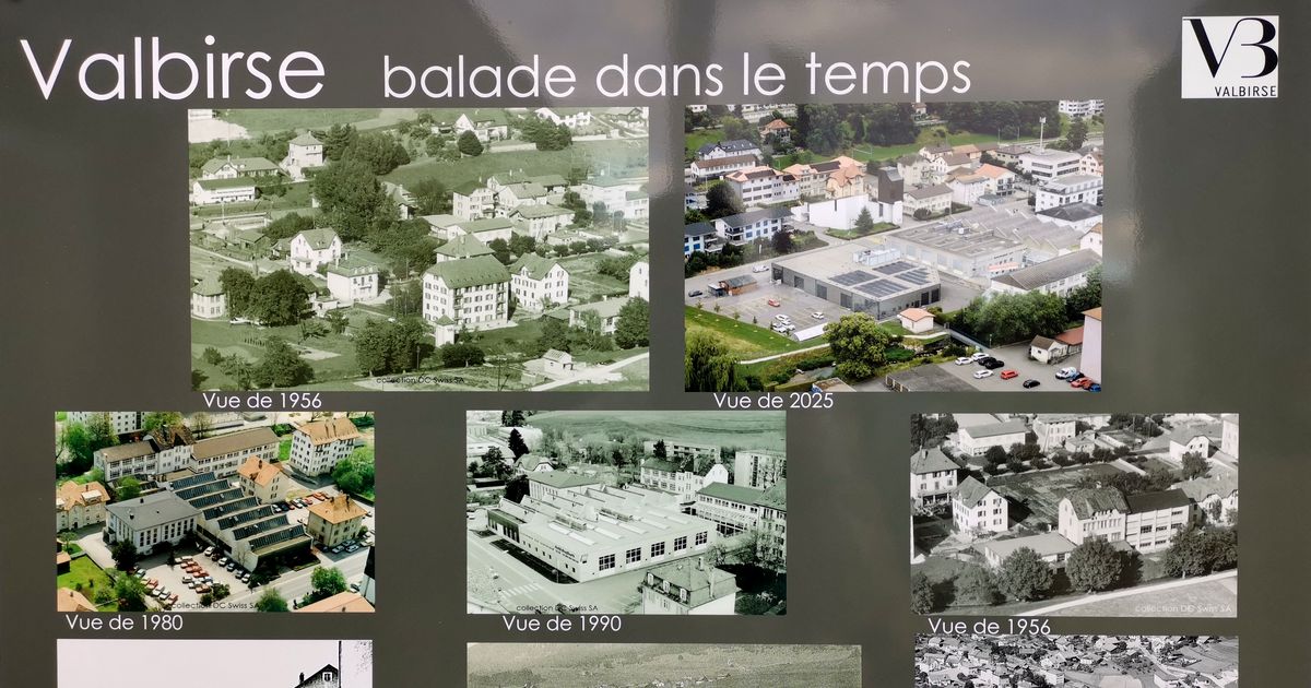 Aperçu d'un panneau installé au village où l'une des mes photos est visible